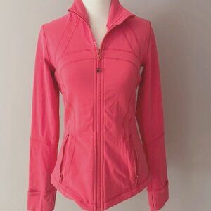 HOT PINK Lululemon Zip Up Workout Yoga Jacket Size 6